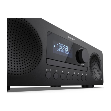 Sharp XL-B720D(BK) TOKYO All-in-one Hi-Fi System, Black | Sharp