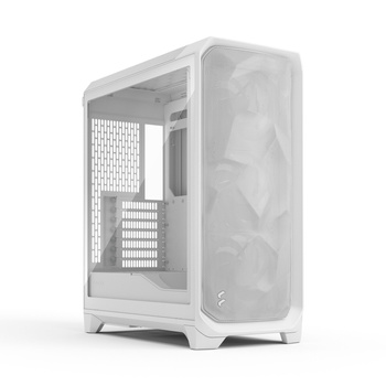 Fractal Design Meshify 3 White TG Clear PC-Gehäuse, Midi-Tower, E-ATX - weiß