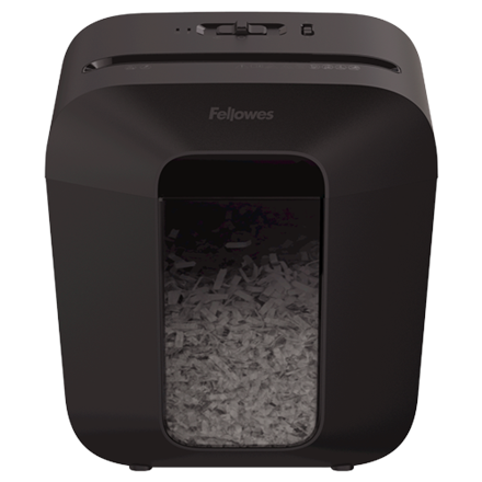 Fellowes Powershred LX25 Black 11.5 L Credit cards shredding Cross-Cut Shredder Paper handling standard/output 6 sheets per pass Warranty 24 month(s)