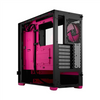 Fractal Design Pop Air RGB Side window Magenta Core TG Clear Tint ATX, mATX, Mini ITX Power supply included No