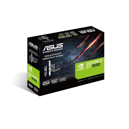 ASUS GeForce GT 1030 2G, 2048 MB GDDR5 - Single Slot, Low Profile