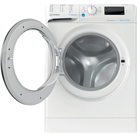 INDESIT Washing machine BWSE 71295X WBV EU	 Energy efficiency class B Front loading Washing capacity 7 kg 1200 RPM Depth 43.5 cm Width 59.5 cm Display Big Digit White