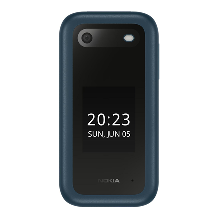 Nokia 2660 Flip Blue 2.8 " TFT LCD 240 x 320 0.128 GB Dual SIM Nano-SIM Main camera 0.3 MP 1450 mAh Bluetooth 4.2