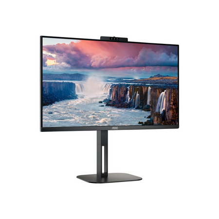 AOC USB-C Monitor with Webcam 24V5CW/BK 23.8 " IPS FHD 16:9 1 ms 300 cd/m² Black HDMI ports quantity 2 75 Hz