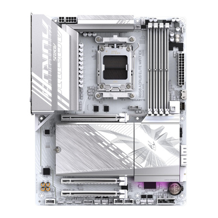 GIGABYTE B850 Aorus Elite WiFi 7 ICE Mainboard, Sockel AM5 (LGA 1718), AMD B850, ATX, DDR5
