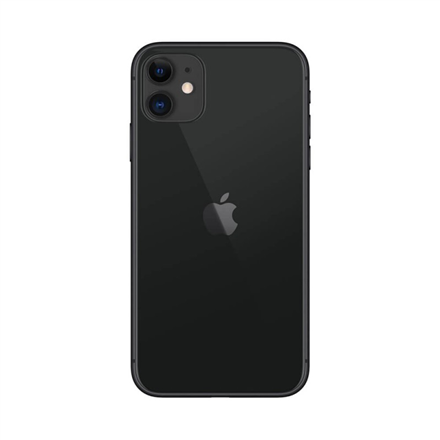 Apple iPhone 11 Black 6.1 " IPS LCD Hexa-core Internal RAM 4 GB 128 GB Single SIM Nano-SIM and eSIM 3G 4G Main camera 12+12 MP Secondary camera 12 MP iOS 13 3110 mAh