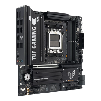 Asus TUF GAMING B850M-PLUS II | Processor family AMD | Processor socket AM5 | DDR5 | Supported hard disk drive interfaces SATA, M.2 | Number of SATA connectors 4