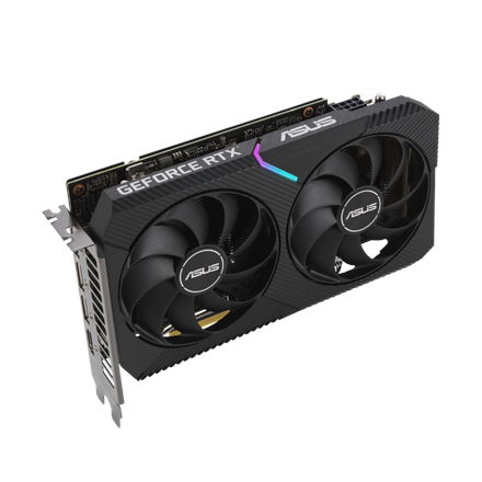 Asus DUAL-RTX3060-O12G-V2 LHR version NVIDIA, 12 GB, GeForce RTX 3060, GDDR6, PCI Express 4.0, HDMI ports quantity 1, Memory clock speed 15000 MHz