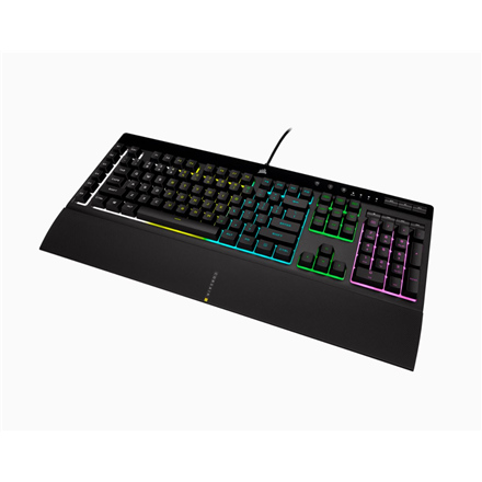 Corsair Gaming Keyboard K55 RGB PRO Gaming keyboard On-Board Memory; Supported in iCUE RGB LED light US Wired Black