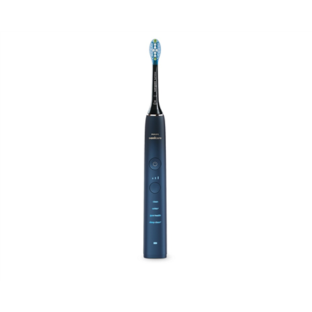 Philips HX9911/88 Philips Sonicare DiamondClean 9000 Electric toothbrush with app, Blue Philips Electric Toothbrush with app HX9911/88 Sonicare DiamondClean 9000 Rechargeable For adults  Dark Blue Number of brush heads included 1 Number of teeth brushing 