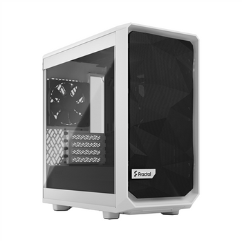 Fractal Design Meshify 2 Mini Micro-ATX Gehäuse - Tempered Glass, weiß