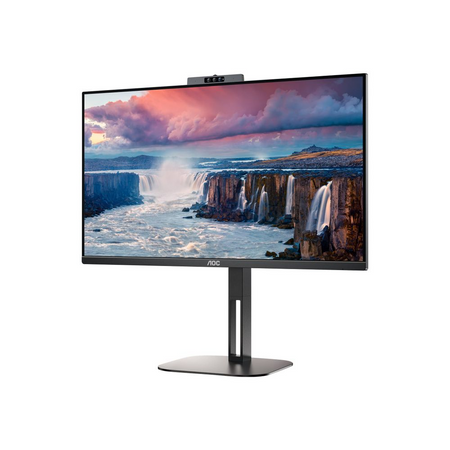 AOC USB-C Monitor with Webcam 24V5CW/BK 23.8 " IPS FHD 16:9 1 ms 300 cd/m² Black HDMI ports quantity 2 75 Hz