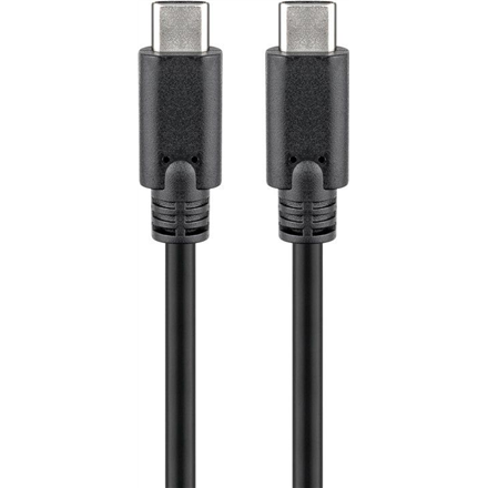 Goobay 38873 USB-C cable (USB 3.2 generation 2x2, 5A) Black