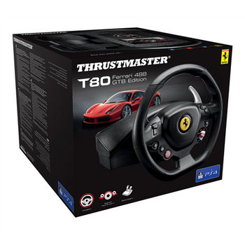 Thrustmaster Steering Wheel  T80 Ferrari 488 GTB Edition Game racing wheel