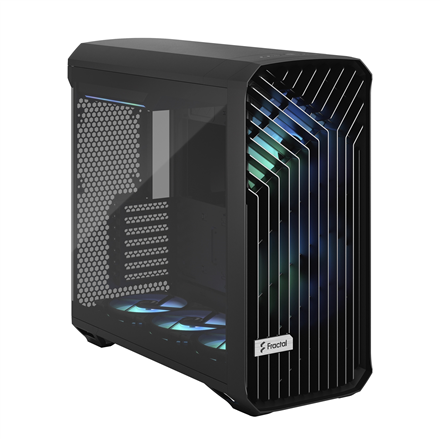 Fractal Design Torrent RGB Midi-Tower Light Tint, Tempered Glass, schwarz