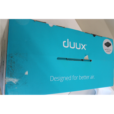 SALE OUT. Duux Whisper Flex Smart Fan with Battery Pack, Black | Duux | Smart Fan | Whisper Flex Smart Black with Battery Pack | Stand Fan | PACKAGE DAMAGED, UNPACKED, MISSING SCREWS | Black | Diameter 34 cm | Number of speeds 26 | Oscillation | 2-22 W | 