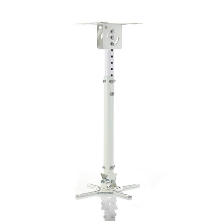 UCHWYT PODWIESZANY 45-76cm DO PROJEKTORA P-107W 15KG ART biały