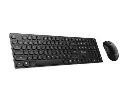 MSI FORGE K210 WIRELESS COMBO | Keyboard and Mouse Set | Wireless | Mouse included | US | Black | Scissor