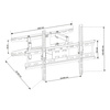 Uchwyt do telewizora 32-80" LED/LCD 45kg UX-160 ART pion/poziom