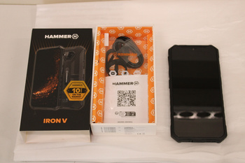 SALE OUT. HAMMER Iron V (Black) DS 6.5" IPS 1600x720/1.6GHz/64GB/6GB RAM/Android 13/microSD/WiFi,BT,4G LTE | Hammer Iron | V | Black | 6.5 " | IPS | 1600 x 720 pixels | Mediatek | Helio G36 | Internal RAM 6 GB | 64 GB | microSD | Dual SIM | Nano SIM | 3G