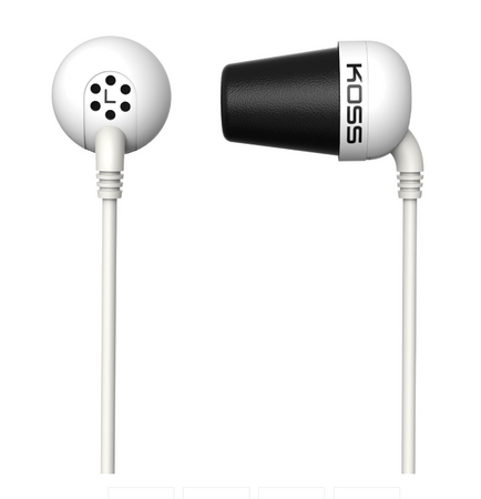 Koss Plug Wired In-ear Noise canceling White