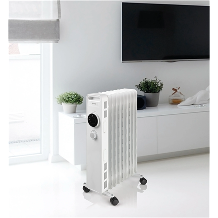 Gorenje Heater OR2000M Oil Filled Radiator, 2000 W, Suitable for rooms up to 15 m², White