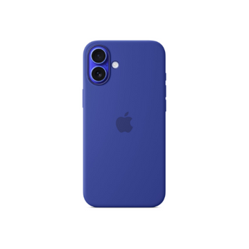 Apple iPhone 16 Plus Silicone Case with MagSafe - Ultramarine | Apple