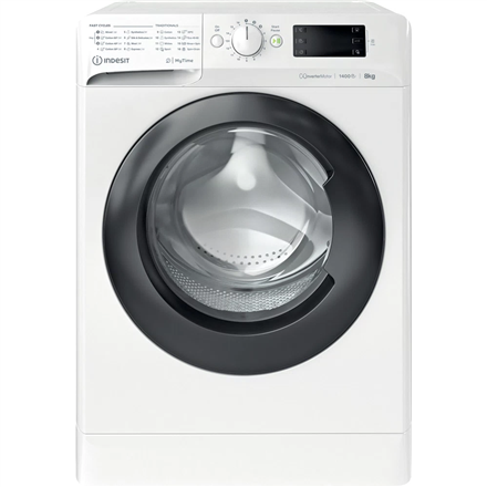 INDESIT Washing machine MTWE 81484 WK EE Energy efficiency class C, Front loading, Washing capacity 8 kg, 1400 RPM, Depth 60.5 cm, Width 59.5 cm, Display, Digital, White