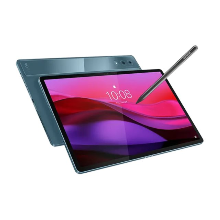 Lenovo | Yoga Tab Plus Wi-Fi (w/o power adapter) | ZAEG0018NL | 12.7 " | Tidal Teal | LTPS | 2944 x 1840 pixels | Qualcomm | Snapdragon 8 Gen 3 Mobile Platform | 16 GB | Soldered LPDDR5x | 256 GB | Wi-Fi | Front camera | 13 MP | Rear camera | 13 MP | Blue
