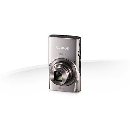 Canon IXUS 285 HS Compact camera, 20.2 MP, Optical zoom 12 x, Digital zoom 4 x, Image stabilizer, ISO 3200, Display diagonal 7.62 ", Wi-Fi, Focus TTL, Video recording, Lithium-Ion (Li-Ion), Silver