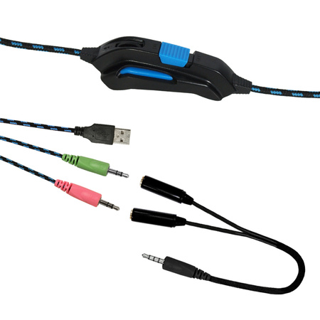 SŁUCHAWKI GAMINGOWE FLASH podświetlane (ver 2023)