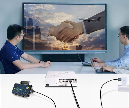 KABEL mirco USB C Lightining - HDMI 2M adapter MHL