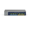 Netgear 8Port Switch 100/1000/2500 MS108EUP 8-Port Ultra60 PoE++ Multi-Gig unmgd Switch