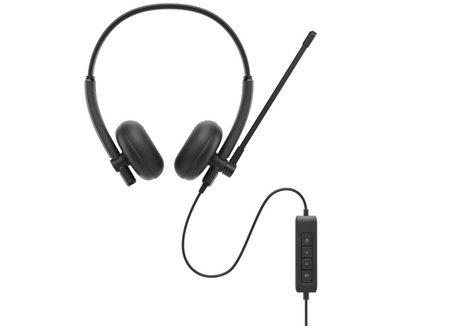Dell Headset | WH125 | Built-in microphone | Wired | Black