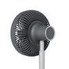 Duux Fan | Rize Flex | Stand Fan | Grey | Diameter 21 cm | Number of speeds 4 | Oscillation | 10 W | No