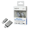 Logilink USB-C to USB3.0 and Micro USB Adapter USB 3.0, Micro USB 2.0 USB 3.1 type-C