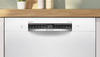 Bosch | Dishwasher | SMU4HAW01S | Built-in | Width 60 cm | Number of place settings 13 | Number of programs 6 | Energy efficiency class D | Display | AquaStop function | White