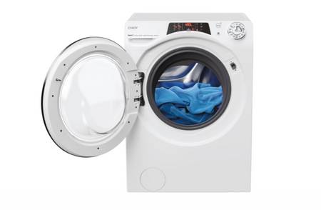 Candy Washing Machine with Dryer | ROW4964DWMCT/1-S | Energy efficiency class A/D | Front loading | Washing capacity 9 kg | 1400 RPM | Depth 58 cm | Width 60 cm | Display | Digit | Drying system | Drying capacity 6 kg | Steam function | White