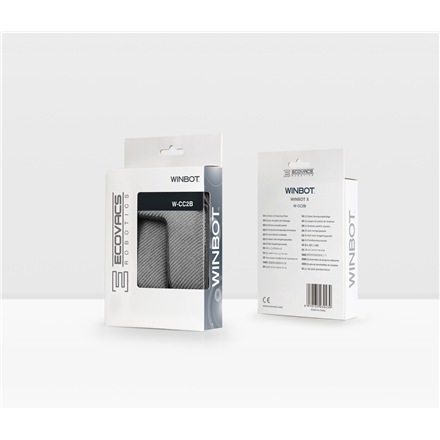 Ecovacs Cleaning Pads for WINBOT X NEW W-CC2B Grey