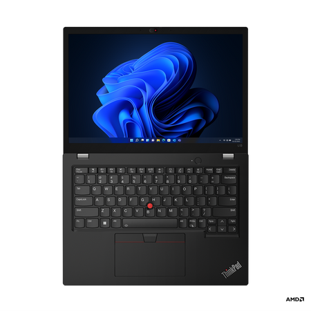 Lenovo ThinkPad L13 (Gen 3) Black, 13.3 ", IPS, WUXGA, 1920x1200, Anti-glare, AMD Ryzen 5 PRO, 5675U, 16 GB, Soldered DDR4-3200, SSD 256 GB, AMD Radeon Graphics, No Optical drive, Windows 11 Pro, 802.11ax, Bluetooth version 5.2, LTE Upgradable, Keyboard l
