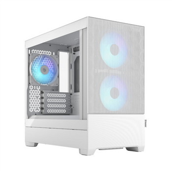 Fractal Design Pop Mini Air RGB Clear Tint Micro-ATX-Gehäuse, Tempered Glass - weiß