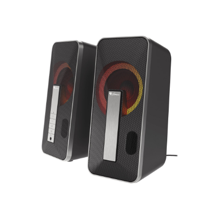 Genesis | Computer Speaker | Helium 100BT RGB | Bluetooth | Silver/Black | Ω | Gaming Speakers | Wireless connection