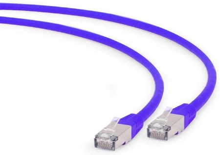 Kabel kat.6A SFTP LSZH Patch cord 1m (fioletowy) Gembird