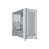 Corsair PC Case | Frame 4000D Modular | White | Mid-Tower | Power supply included No