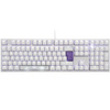 Ducky One 2 White Edition PBT Gaming Tastatur, MX-Blue, weiße LED - weiß