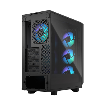 Fractal Design Meshify 2 Compact RGB Side window  Black TG Light Tint Mid-Tower Power supply included No