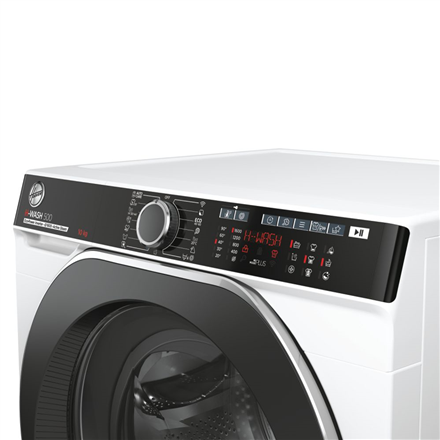 Hoover Washing Machine HWP610AMBC/1-S Energy efficiency class A Front loading Washing capacity 10 kg 1600 RPM Depth 59 cm Width 60 cm Display LCD Steam function Wi-Fi White