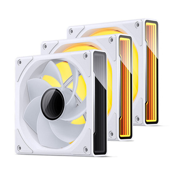 Jonsbo ZK-120WR Reverse PWM Lüfter, A-RGB - 120mm, weiß, 3er-Pack