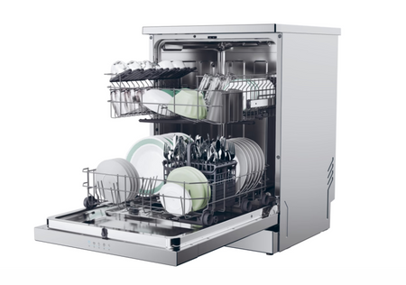 Candy Dishwasher | CF 3C7L0X | Free standing | Width 60 cm | Number of place settings 13 | Number of programs 5 | Energy efficiency class C | Stainless steel