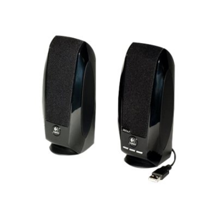 Logitech LGT-S150 Black 2.0 Stereo Speakers Total RMS power: 1.2 watts RMS (0.6 watts per satellite) ; W